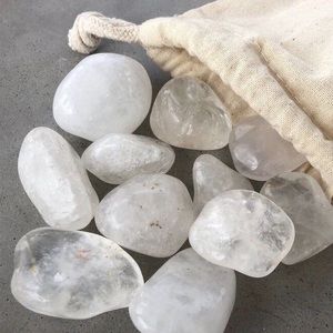 quarts and smokey quarts tumbled!!